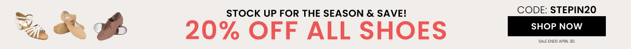 20% off ALL Shoes