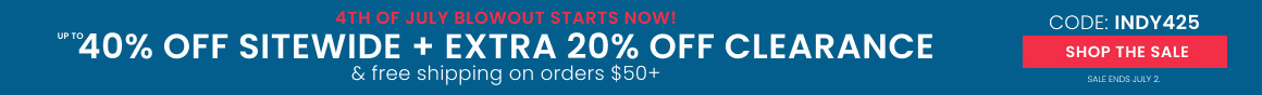 Up to 40% off + Free Shipping