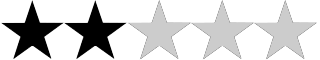 2 star rating
